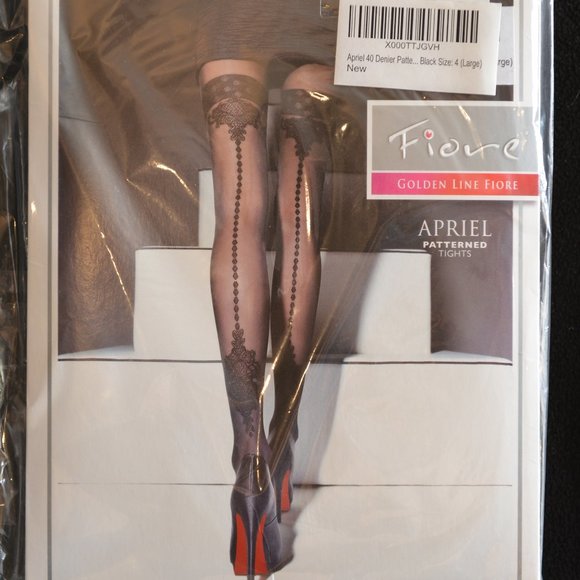 COPY - Fiore Apriel Patterned tights - Picture 1 of 2